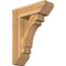Ekena Millwork Merced Slat Rough Sawn Bracket w/ Offset Brace, Western Red Cedar, 8"W x 24"D x 32"H BKT0806X24X32MRC06RWR - alternate 1